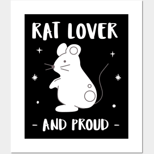 rat lover and proud Posters and Art